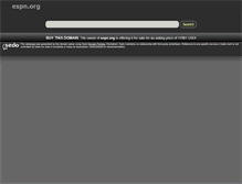 Tablet Screenshot of espn.org